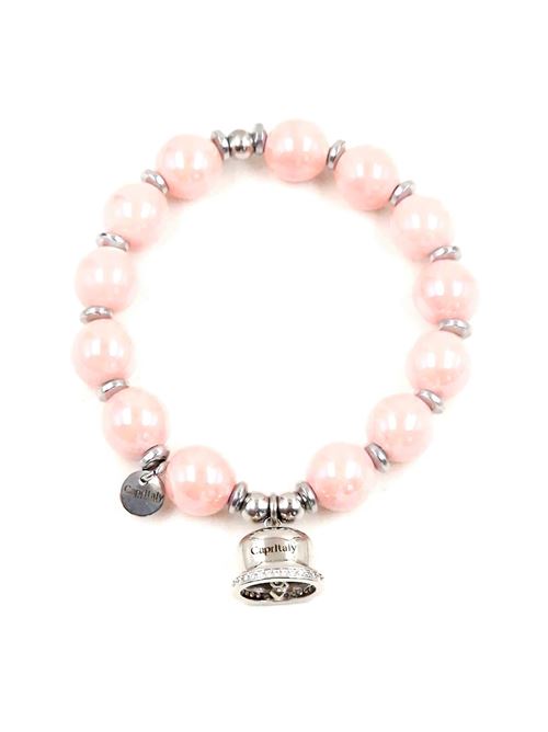 Bracciale rosa Campanella di Capri argento Capritaly gioielli | BRACCIALEPERLECAMPROSASILVER